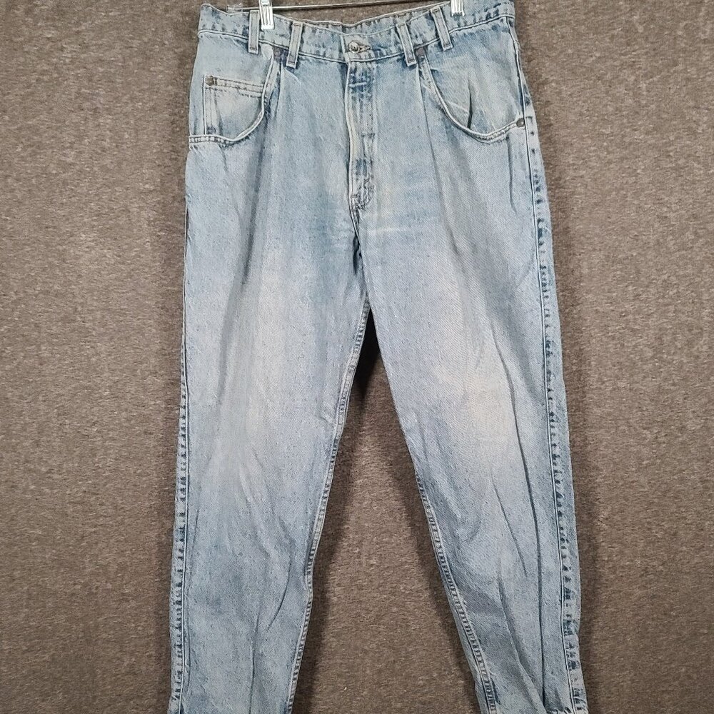 Vintage Levis 530 Jeans Men's 36x30 Straight Brown Tab Light Wash Stretch Denim